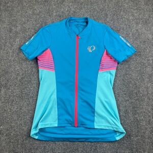 Pearl Izumi Women's Short Sleeve Cycling Jersey - Teal, Aqua, Pink